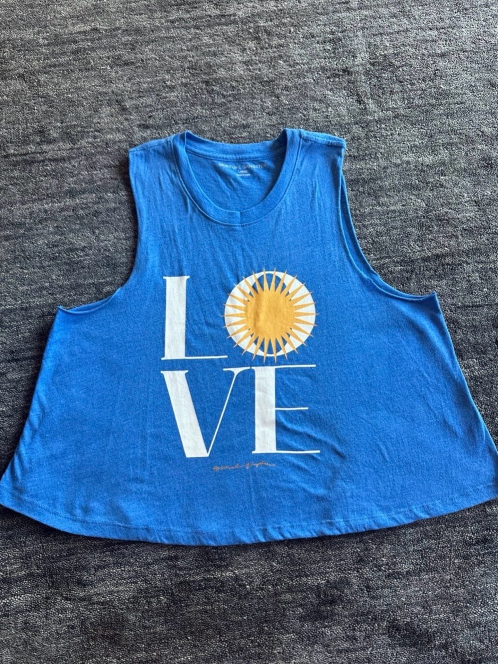 Spiritual Gangster Love Tank Size Large